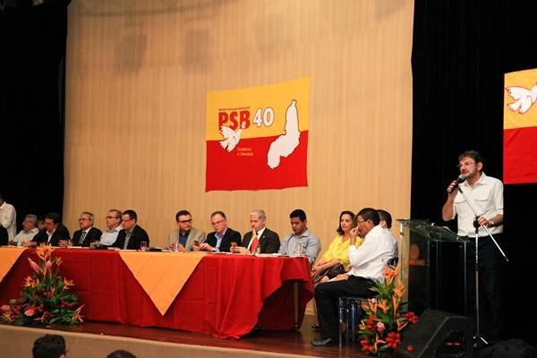 PSB realiza encontro de formação política em Teresina.(Imagem:Lucas Dias)