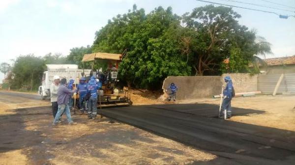 Presidente da CODEVASF e deputado Gustavo Neiva visitam obras em Floriano.(Imagem:FlorianoNews)