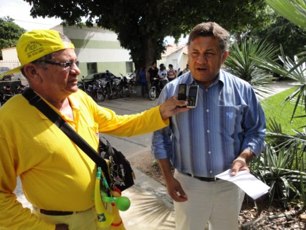 Entrevistou o Superintendente de Trânsito Carlos Antônio(Imagem:FlorianoNews)
