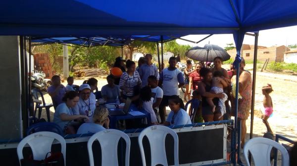 Igreja Católica, FAESF e Sesc promovem ação social no Bairro Riacho Fundo(Imagem:Conselho Diocesano do Laicato)