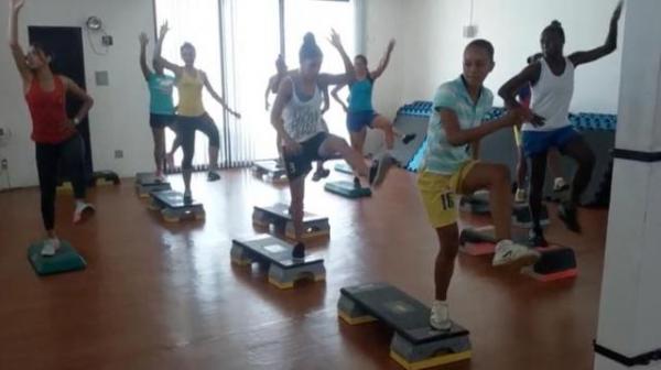 Tiradentes-PI faz treino físico antes da semifinal do Brasileiro.(Imagem:Globoesporte.com)