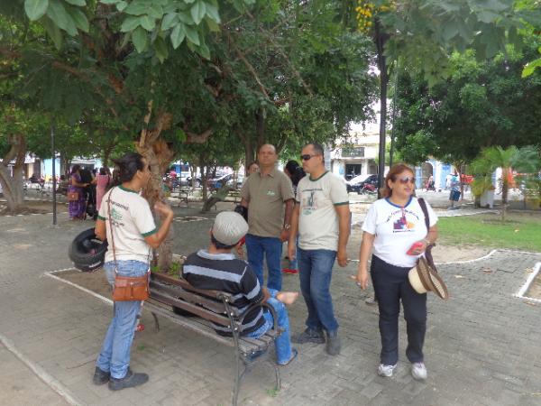 Agentes de Saúde e de Combate às Endemias realizam paralisação em Floriano.(Imagem:FlorianoNews)