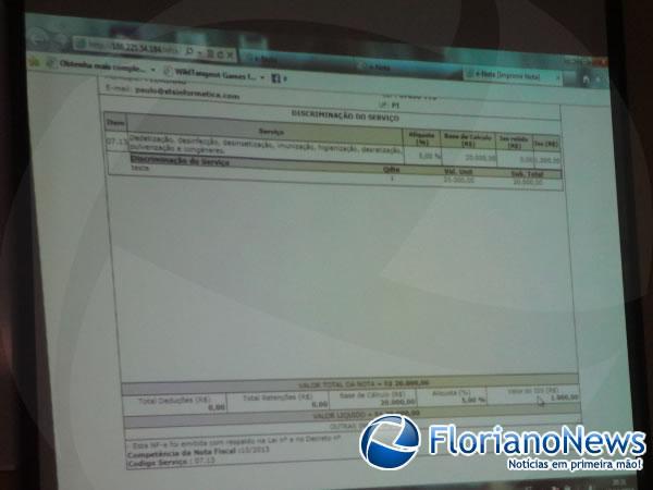 Realizado treinamento sobre novo sistema de Nota Fiscal Eletrônica em Floriano.(Imagem:FlorianoNews)