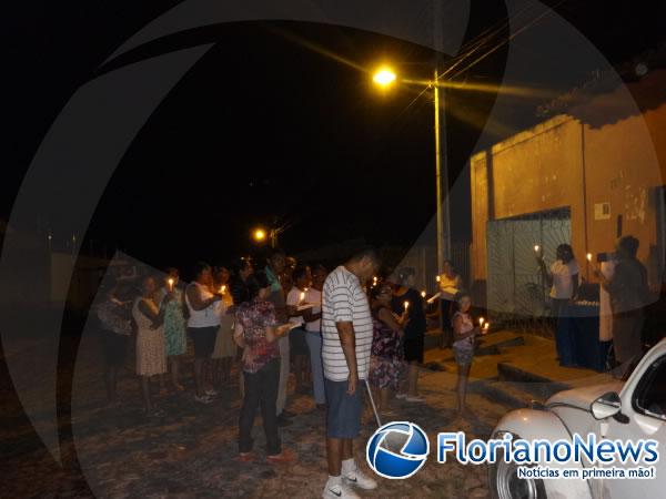Fieis participam da Via Sacra em ruas de Floriano.(Imagem:FlorianoNews)
