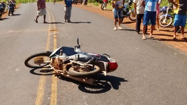 Motocicleta da vítima(Imagem:Divulgação)