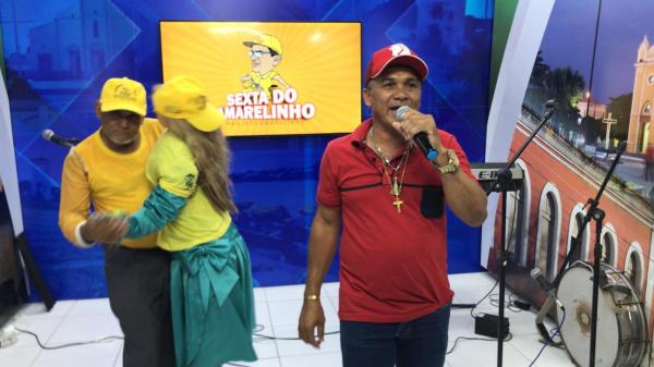 Calouros do Projeto Amarelinho se apresentam em programa da TV Tropical de Barão de Grajaú (Imagem:FlorianoNews)