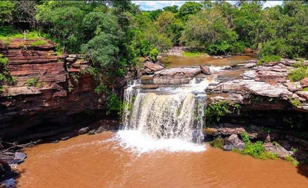 Cachoeira das Corujas, em Novo Santo Antônio(Imagem:Divulgação)