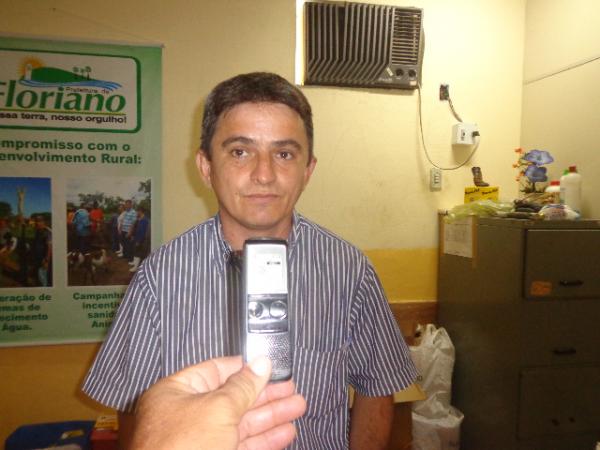 Edvaldo Araújo, Secretário Municipal de Desenvolvimento Rural e Abastecimento.(Imagem:FlorianoNews)