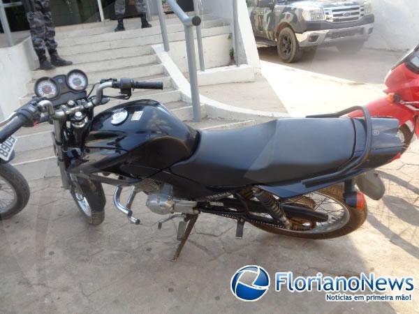 Motocicleta roubada(Imagem:FlorianoNews)