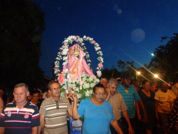 Procissão encerrou festejos à padroeira Nossa Senhora de Nazaré.(Imagem:FlorianoNews)