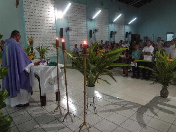 Celebrada missa pelo 1º mês de falecimento do Frei Antonio Curcio.(Imagem:FlorianoNews)