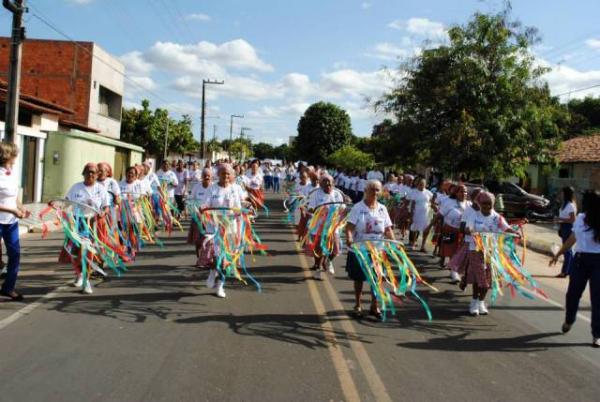 Emoção marca o resgate do desfile cívico de 7 de setembro em Barão de Grajaú.(Imagem:ASCOM)