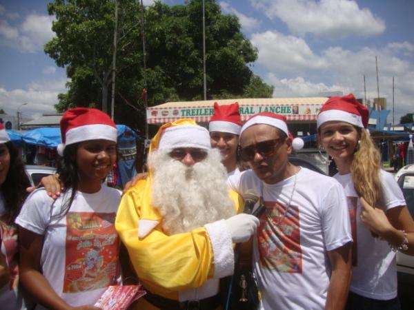 Papai Noel Amarelo na blitz do Furacao(Imagem:redaçao)