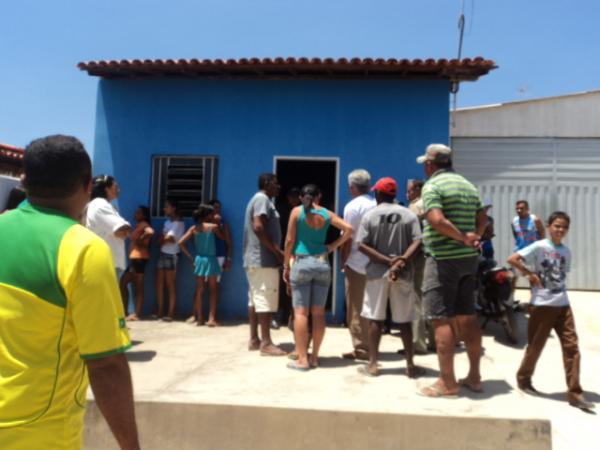 Frente da casa onde aconteceu o crime(Imagem:Cida Santana)