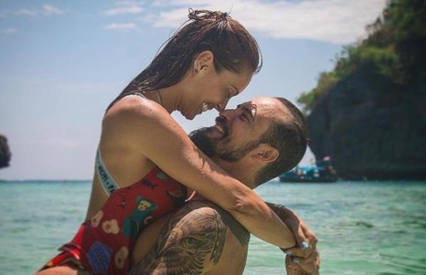 Paulo Vilhena posta foto romântica com namorada na Tailândia.(Imagem:Instagram)