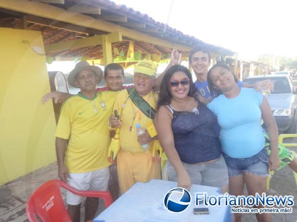 Torcidas de Floriano e Barão de Grajaú comemoraram vitória sofrida do Brasil contra o Chile. (Imagem:FlorianoNews)