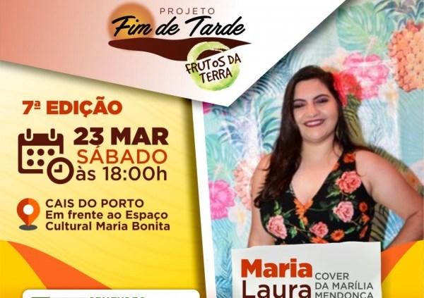 Projeto Fim de Tarde apresenta cover de Marília Mendonça em Floriano.(Imagem:SECOM)