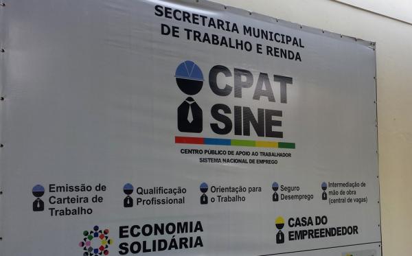 CPAT tem 70 vagas de emprego nesta segunda-feira (17).(Imagem:Murillo Gomes/G1)