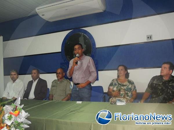 Autoridades participam de aula inaugural Curso de Formação de Soldados.(Imagem:FlorianoNews)