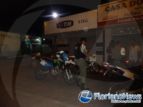 Polícia Militar realizou rondas ostensivas em bairros de Floriano.(Imagem:FlorianoNews)