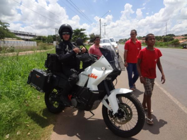 Motociclistas em Expedição pela Transamazônica passam por Floriano.(Imagem:FlorianoNews)
