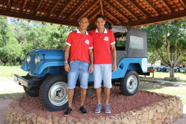 Juninho Cearense conta com a parceria de Rinaldo para levar o Caiçara a Copa do Nordeste.(Imagem:Renan Morais)