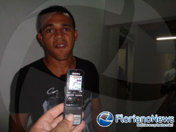 Edson Piauí, em entrevista a reportagem do Portal FlorianoNews na noite desta sexta-feira, 31 de outubro.(Imagem:FlorianoNews)
