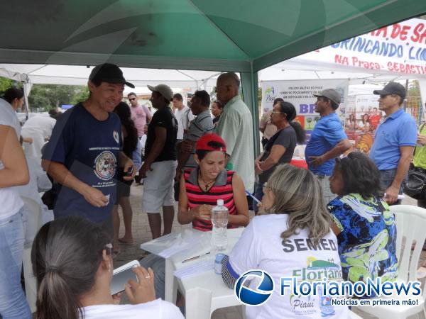 I Feira da Saúde do PRO/PET leva exames gratuitos a florianenses.(Imagem:FlorianoNews)