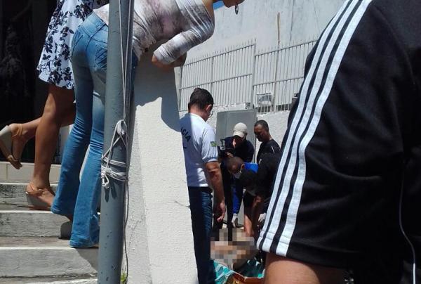 Corpo foi encaminhado à Central de Flagrantes do município.(Imagem:Divulgação)