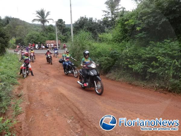 Mulheres participaram da 7ª edição do Rally do Batom de São João dos Patos.(Imagem:FlorianoNews)