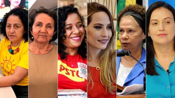 Candidatas a governadoras e vice-governadoras do Piauí.(Imagem:Montagem/ Cidadeverde.com)