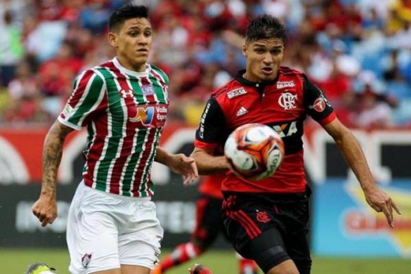 No único jogo do ano entre as equipes, goleada do Flu por 4 a 0.(Imagem:Lucas Merçon/Fluminense FC)