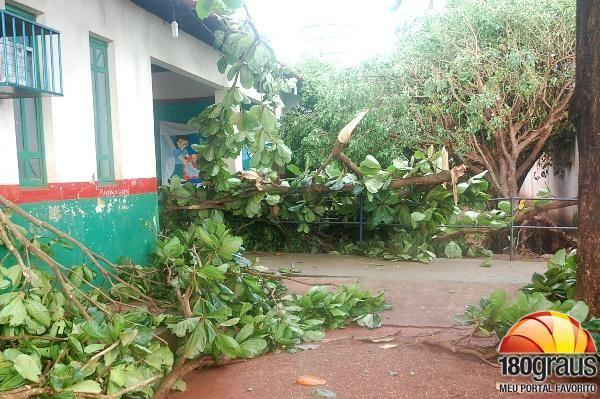 Chuva e ventania causam estragos em José de Freitas.(Imagem:180graus)