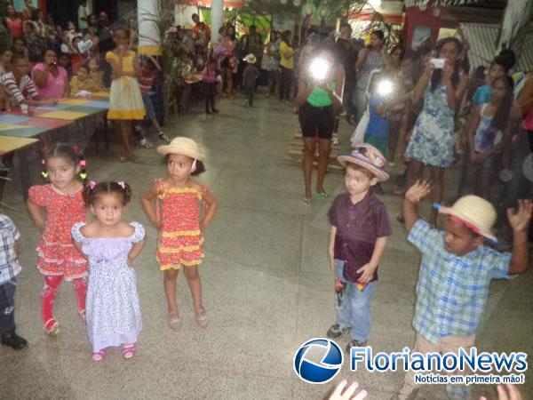 Creche Solimar Alencar Lima realiza festa junina para pais e alunos.(Imagem:FlorianoNews)