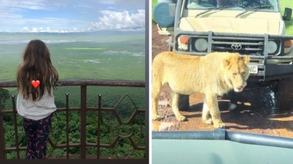 Grazi Massafera mostra filha em safári na Afríca do Sul durante viagem com Caio Castro(Imagem:Reprodução/Instagram)