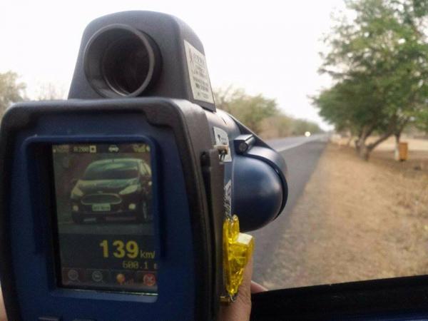 Operação Integrada PRF flagra 92 veículos com excesso de velocidade.(Imagem:PRF)