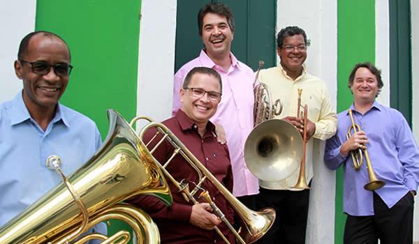Quinteto de Metais abre apresentações do Sonora Brasil no Piauí em Floriano.(Imagem:Divulgação)
