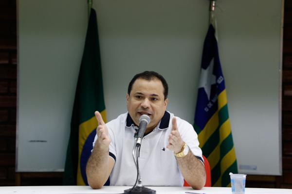 Presidented o PTC, Evaldo Gomes.(Imagem:Lucas Dias/GP1)