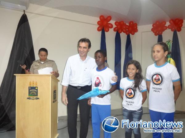 Polícia Militar realiza formatura do PROERD em Floriano.(Imagem:FlorianoNews)