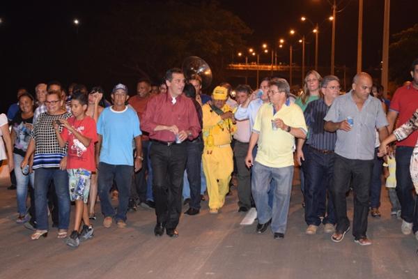 Inaugurada oficialmente a Avenida Beira Rio.(Imagem:Secom)