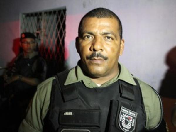Soldado Renato Rodrigues, do 8º Batalhão da Polícia Militar (Imagem:Ellyo Teixeira/G1)