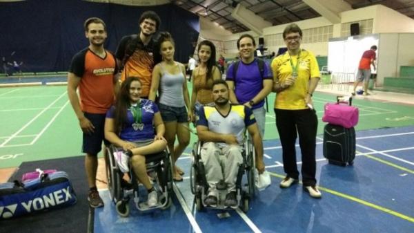 Parabadminton do PI tenta conquistar espaço e aumentar número de adeptos no estado.(Imagem:Arquivo pessoal)