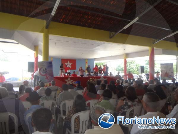 Militantes do PT se reúnem em Floriano para comemorar 34 anos de fundação do Partido.(Imagem:FlorianoNews)