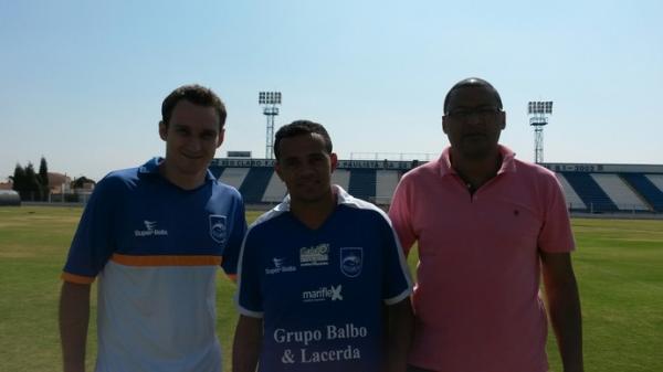 Edson Piauí com a camisa do Rio Claro, clube que defenderia em 2015.(Imagem:Divulgação Rio Claro)