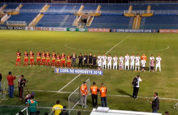 Reservas do Ferroviário empatam com Globo e se abraçam na lanterna.(Imagem:Anderson Azevedo/Futebolês)