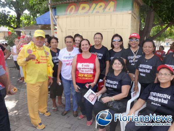 Manifestações promovidas por centrais sindicais.(Imagem:FlorianoNews)