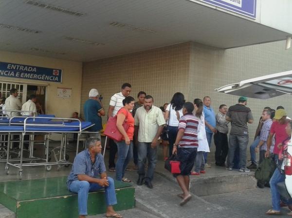 Mulher v&iacute;tima de agress&atilde;o morre ap&oacute;s passar 15 dias no HUT.(Imagem:Catarina Costa/G1)