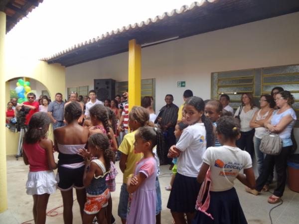 Inauguração de ampliação da Escola Municipal Binu Leão. (Imagem:FlorianoNews)