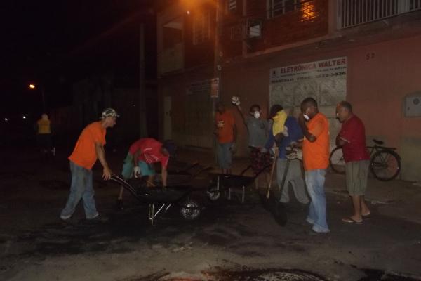 Iniciada em Floriano operação tapa-buracos(Imagem:FlorianoNews)