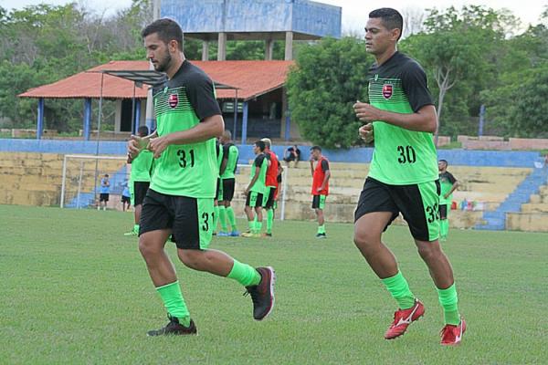 Américo e Chicão no seu primeiro dia de treinos(Imagem:Érica Paz/E.C.Flamengo)